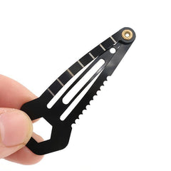 Mini Tool Hairclip Stainless Steel Women Self defense Survival