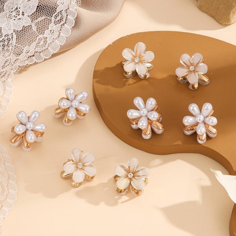 8 PCS Girl's Hairpin Hair Clips Sweet Temperament Hair Accessories