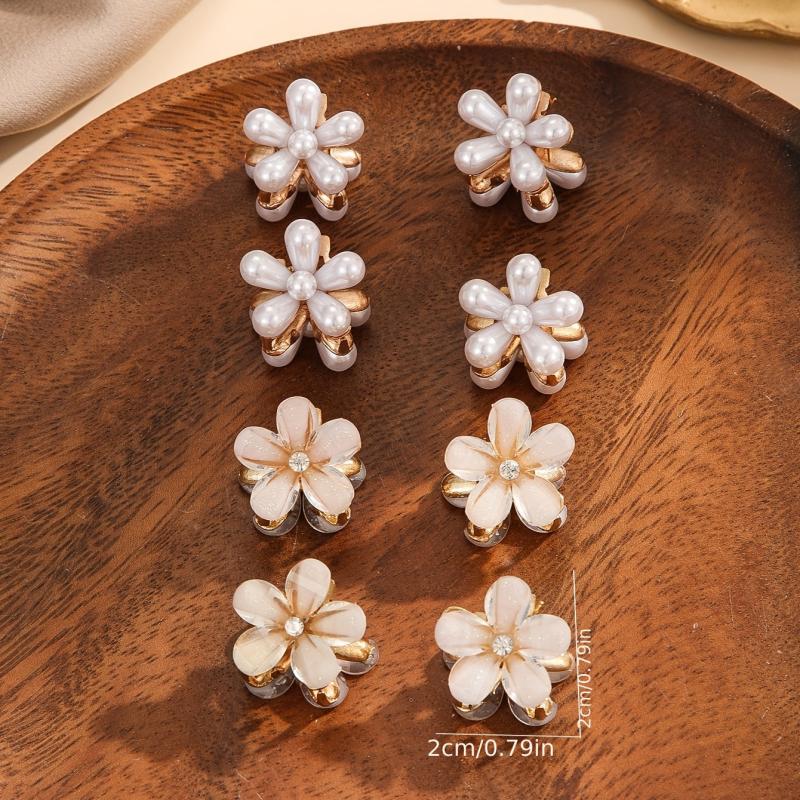 8 PCS Girl's Hairpin Hair Clips Sweet Temperament Hair Accessories