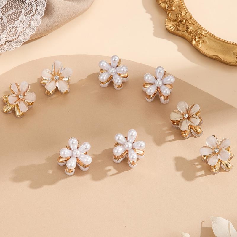 8 PCS Girl's Hairpin Hair Clips Sweet Temperament Hair Accessories