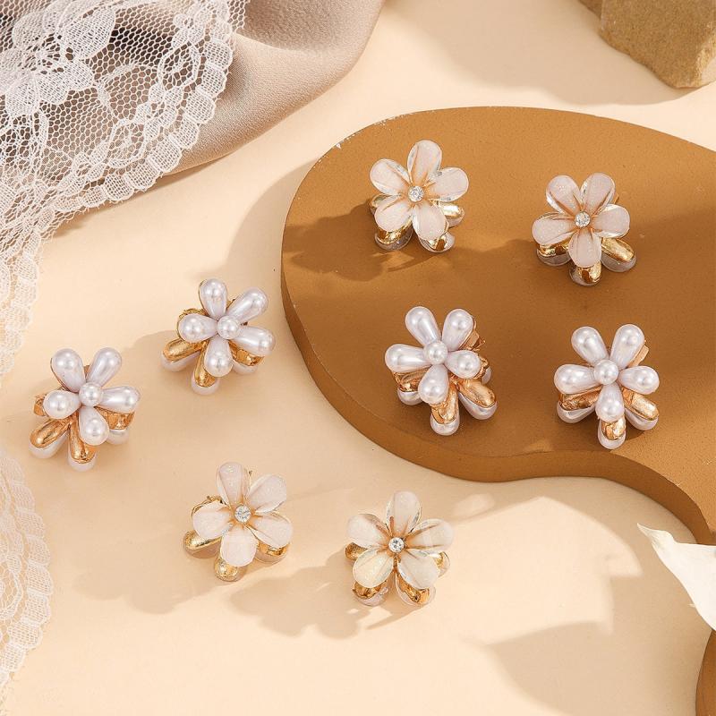8 PCS Girl's Hairpin Hair Clips Sweet Temperament Hair Accessories