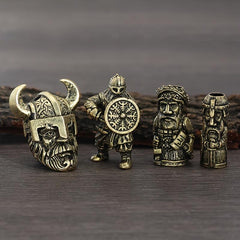 8 Pcs Viking Braids Hair Ring Beads Bracelet DIY Accessories