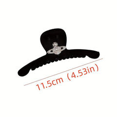 Saturn Flocking Hair Clip for Women Girls