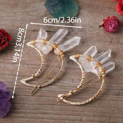 Viking Celtic Crystal Hair Pin Vintage Hair Clip Sticks For Long Hair Accessorie