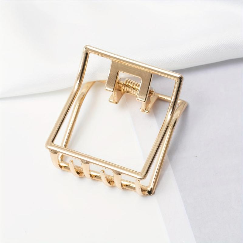 Mini Metal Hair Claw Hollow Shark Claw Back Head Clip Hair Accessories
