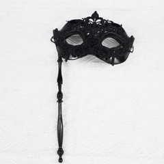 Lace Handheld Stick Mask for Halloween Masquerade Prom Party