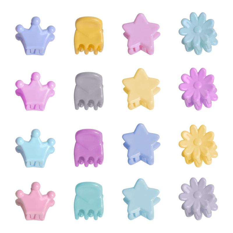 80pcs Mini Hair Claw Clips Small Non Slip Hair Clips Crown Shaped