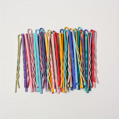 Colorful Hair Accessories Set with Rubber Bands, Clips, Mini Claws, Bobby Pins