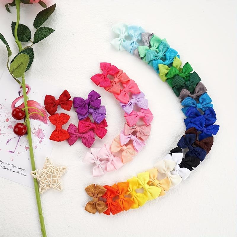 Mini Hair Bow Clips Girls Hair Clips