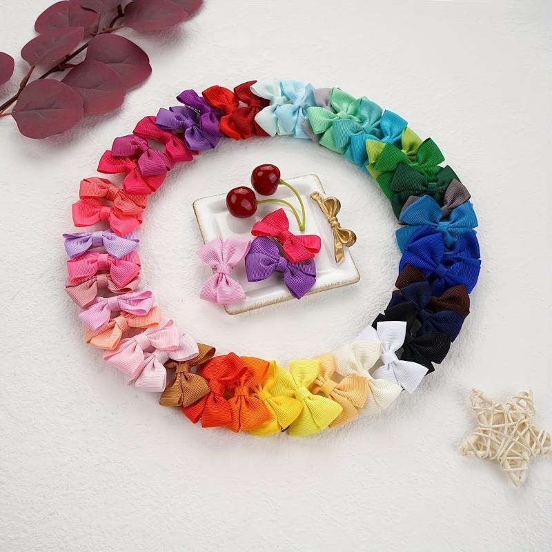 Mini Hair Bow Clips Girls Hair Clips
