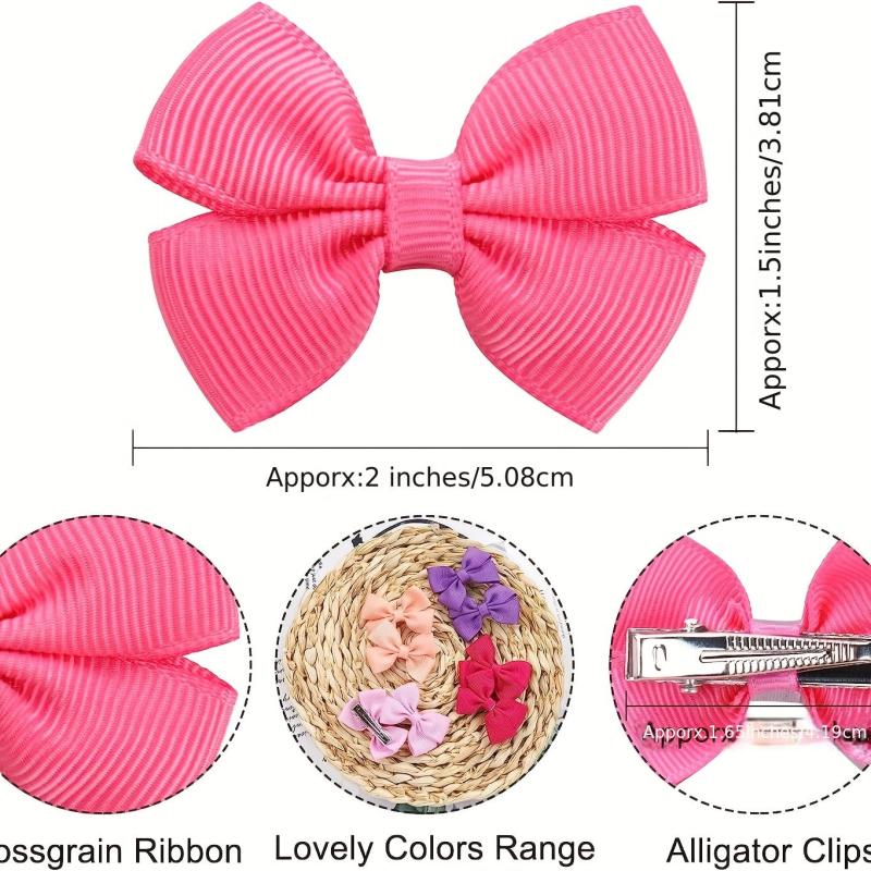 Mini Hair Bow Clips Girls Hair Clips