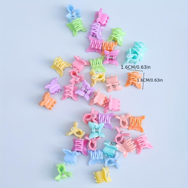 40pcs Mini Hair Claw Butterfly Hair Claw Hair Clip Hair Accessories Baby Girls