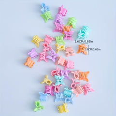 40pcs Mini Hair Claw Butterfly Hair Claw Hair Clip Hair Accessories Baby Girls