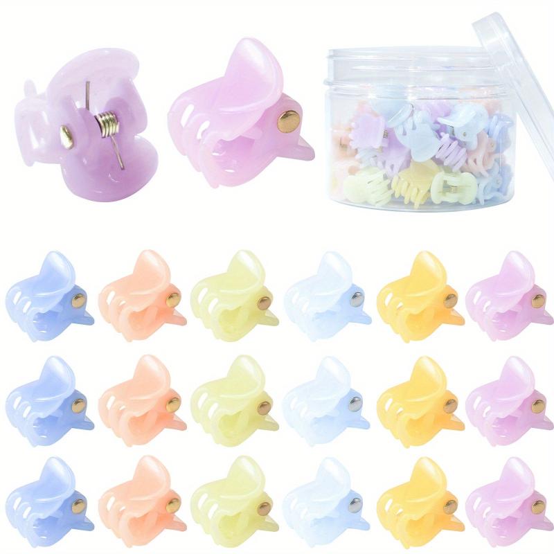 4pcs Vintage Shark Claw Non-Slip Mini Hair Claw Clips