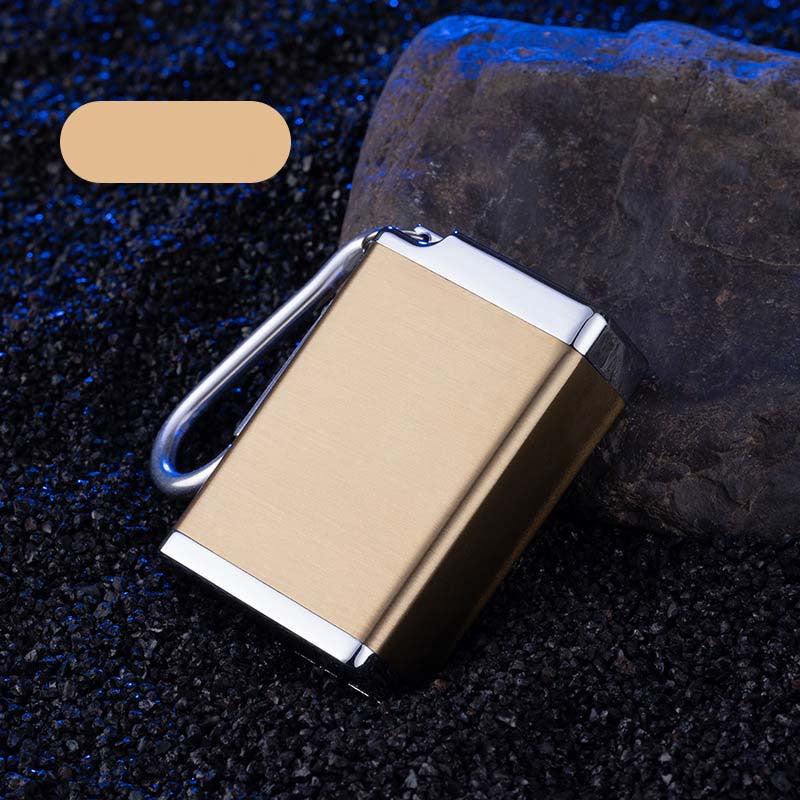 Mini Metal Ashtray Keychain Pendant Portable Carry on Ash Box