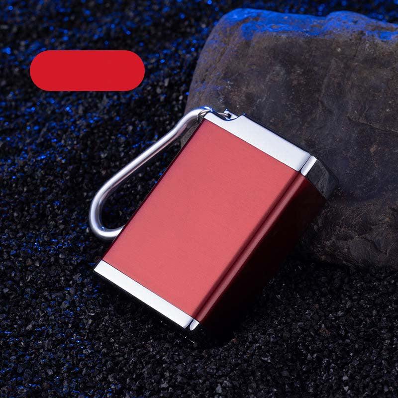 Mini Metal Ashtray Keychain Pendant Portable Carry on Ash Box
