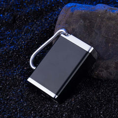 Mini Metal Ashtray Keychain Pendant Portable Carry on Ash Box