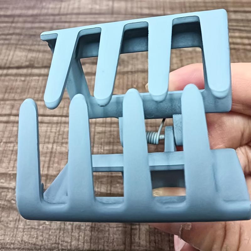 Mini Style Square Hair Claw Solid Shark Claw Holder