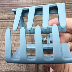 Mini Style Square Hair Claw Solid Shark Claw Holder