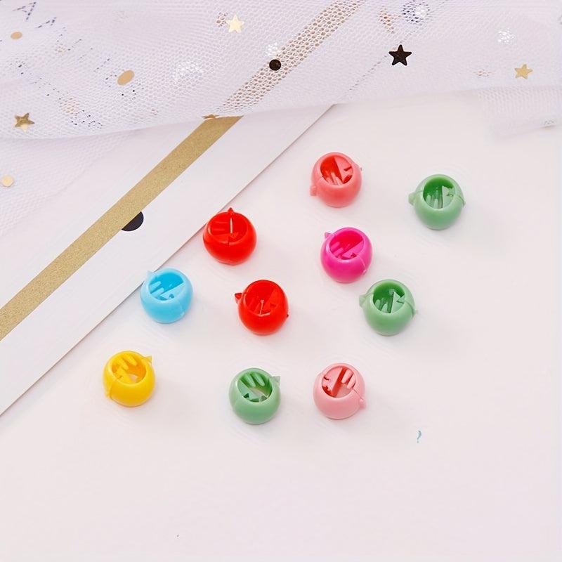 30pcs Mini Candy Hair Claw Clip for Braids Side Hair Bangs