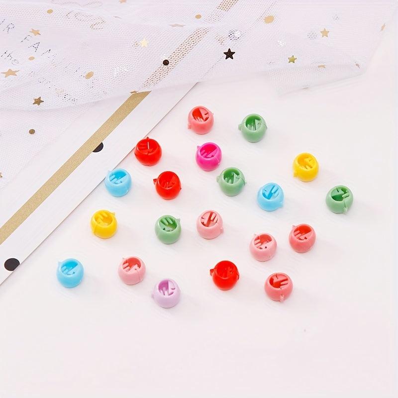 30pcs Mini Candy Hair Claw Clip for Braids Side Hair Bangs