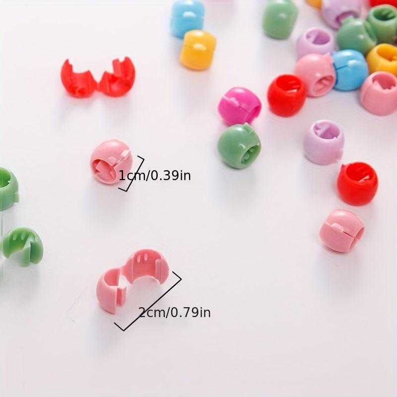 30pcs Mini Candy Hair Claw Clip for Braids Side Hair Bangs