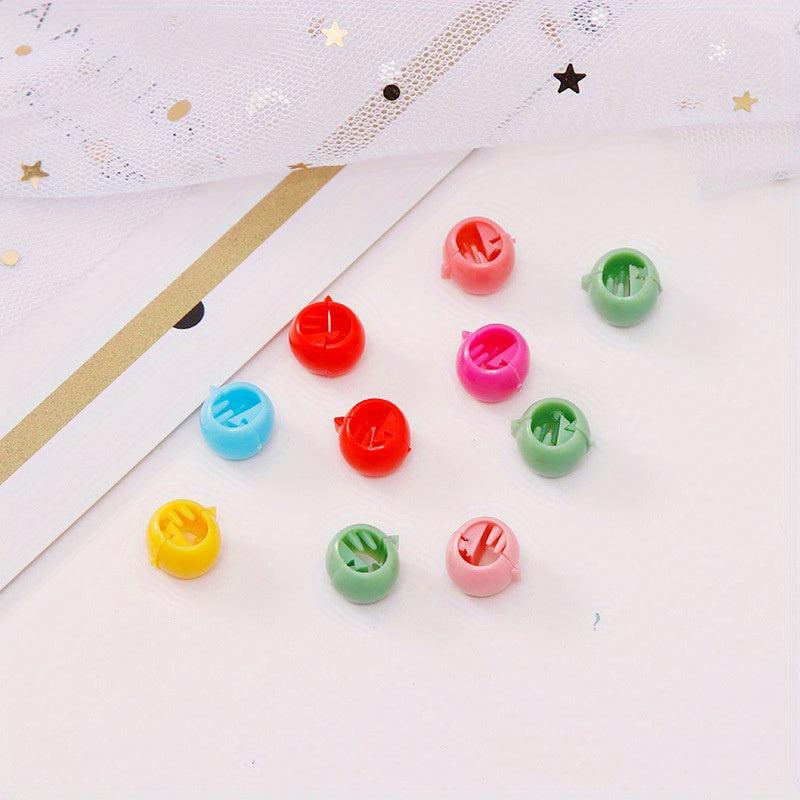 30pcs Mini Candy Hair Claw Clip for Braids Side Hair Bangs