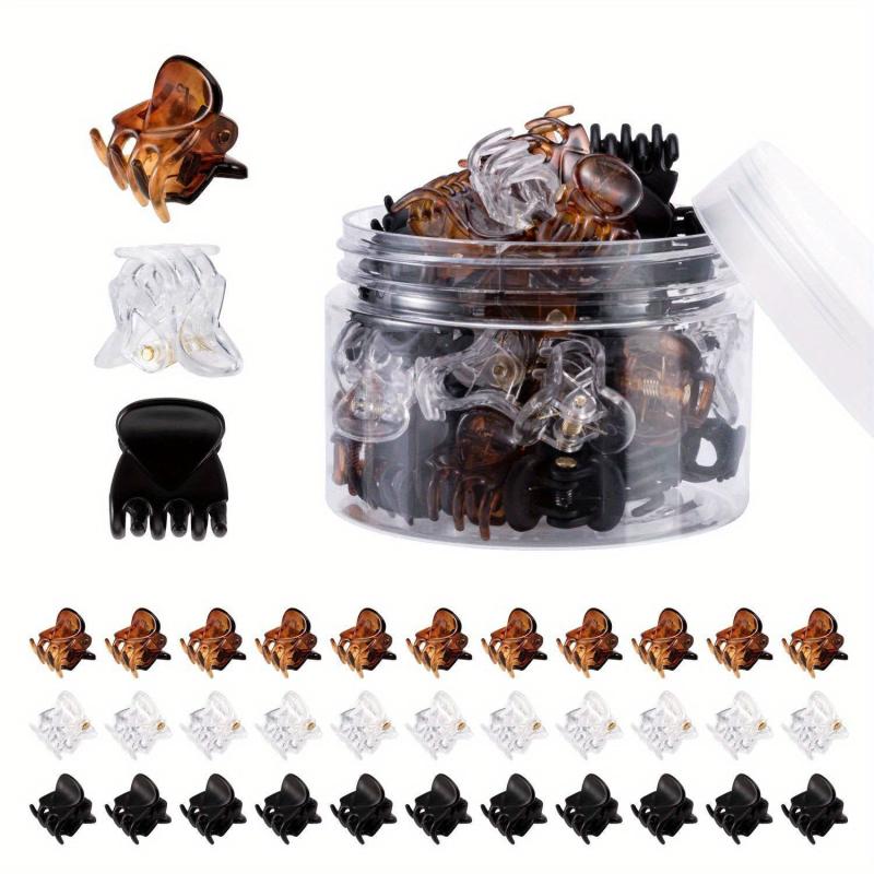 48pcs Mini Hair Claw Style Hair Claw For Women Girls Hair Styling Clip