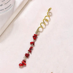 Colorful Stone Hair Jewelry For Braids Tassels Dreadlock Rings