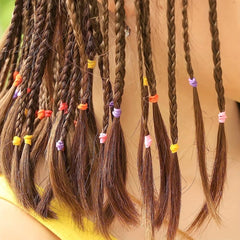 2000 Mini Elastic Hair Ties w/ Hair Loop Tools in Organizer