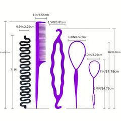 19pcs Hair Styling Accessories Hair Twister Hair Braider Hair Accessories