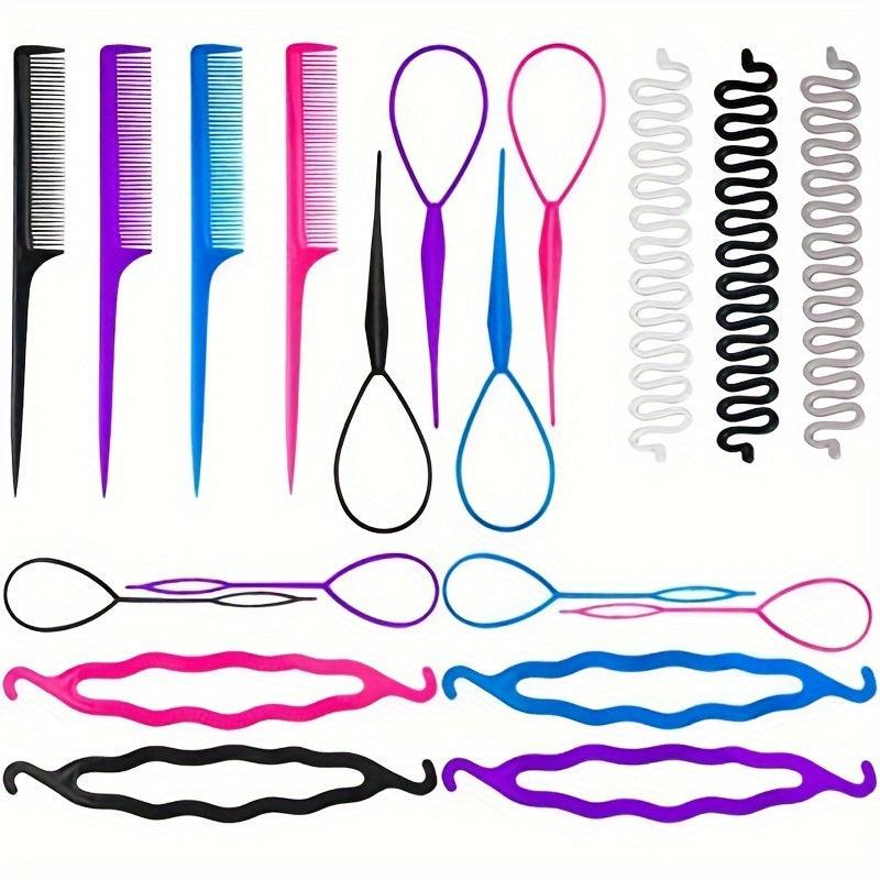 19pcs Hair Styling Accessories Hair Twister Hair Braider Hair Accessories
