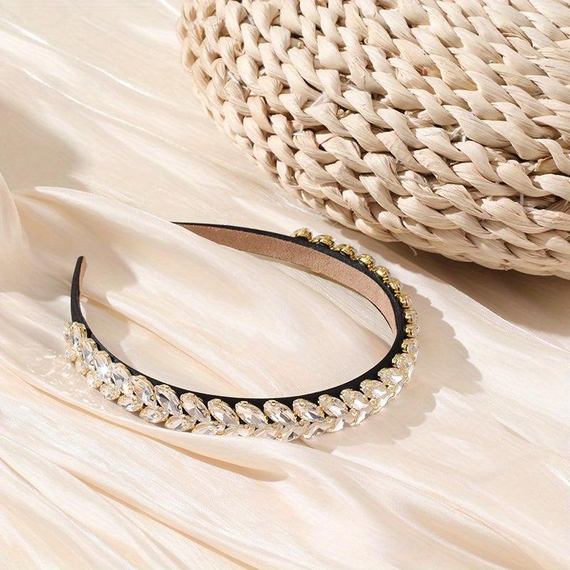 Sparkling Leaf Headband for Party Prom Women Girls