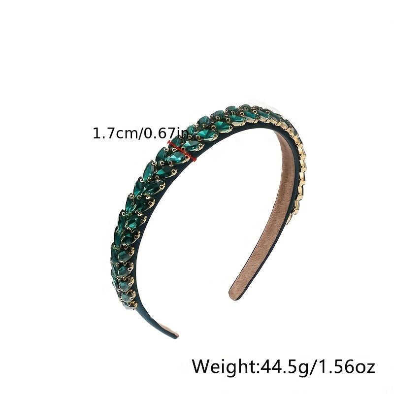 Sparkling Leaf Headband for Party Prom Women Girls