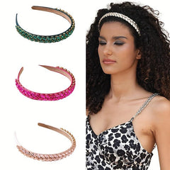 Sparkling Leaf Headband for Party Prom Women Girls