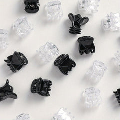 24pcs Mini Shark Claw Hair Accessories For Women