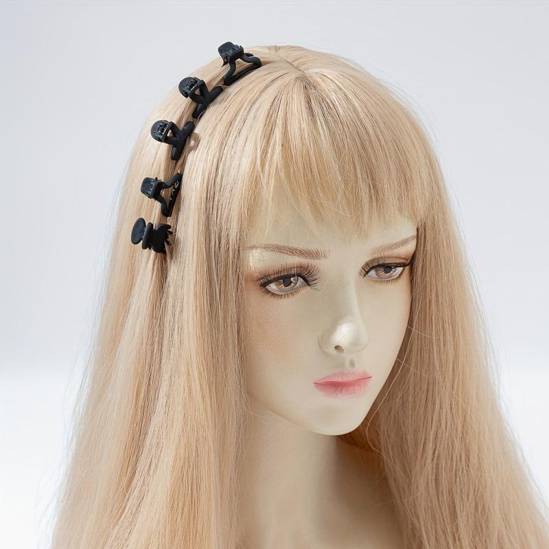 18PCS Rubber Frosted Hair Claw Mini Small Shark Claw Hair Accessory
