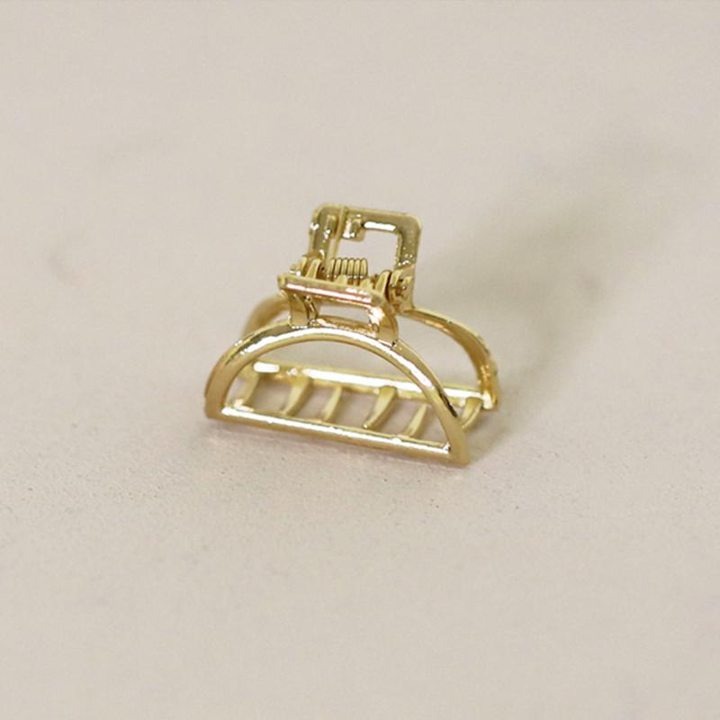 3pcs Hair Claw Golden Hair Clips Non Slip Hair Accessories