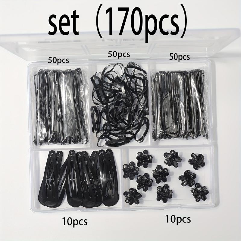 Hair Accessories Set Hair Clips Hair Rings Hair Claws Styling Tools Bands