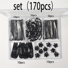 Hair Accessories Set Hair Clips Hair Rings Hair Claws Styling Tools Bands