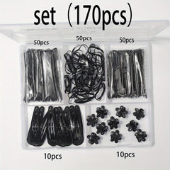 Hair Accessories Set Hair Clips Hair Rings Hair Claws Styling Tools Bands