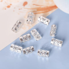 10pcs Metal Hair Clips for Braids Dreadlocks Viking Accessories