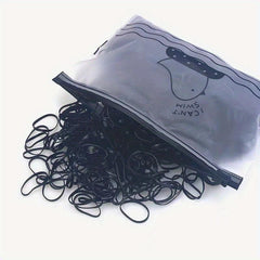 1500pcs Mini Elastic Hair Rubber Band Strentchy Hait Tie Non slip Braid