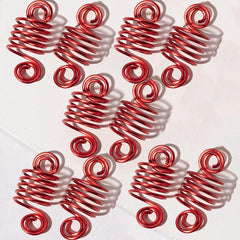 Spiral Hair Beads Cuffs Braiding Beard Bead