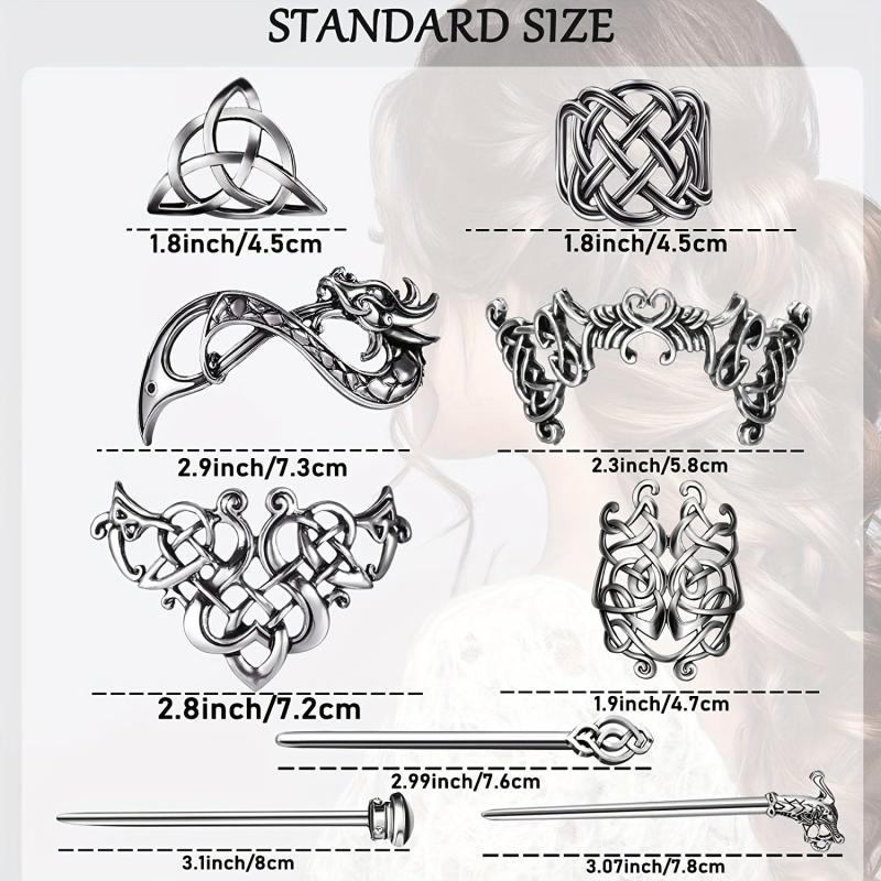 Vintage Viking Style Hairpin Irish Knot Hairpin Retro Metal Hair Accessories