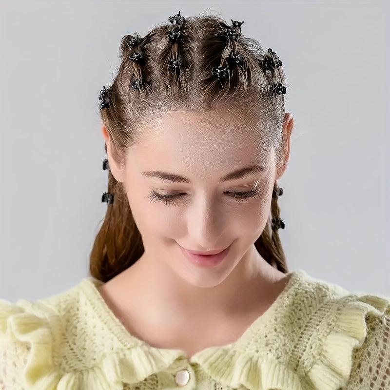 100 PCS Metal Hair Claw Dreadlocks Mini Hair Clip Women Girls Ponytail Hair Jewe