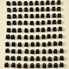 100 PCS Metal Hair Claw Dreadlocks Mini Hair Clip Women Girls Ponytail Hair Jewe