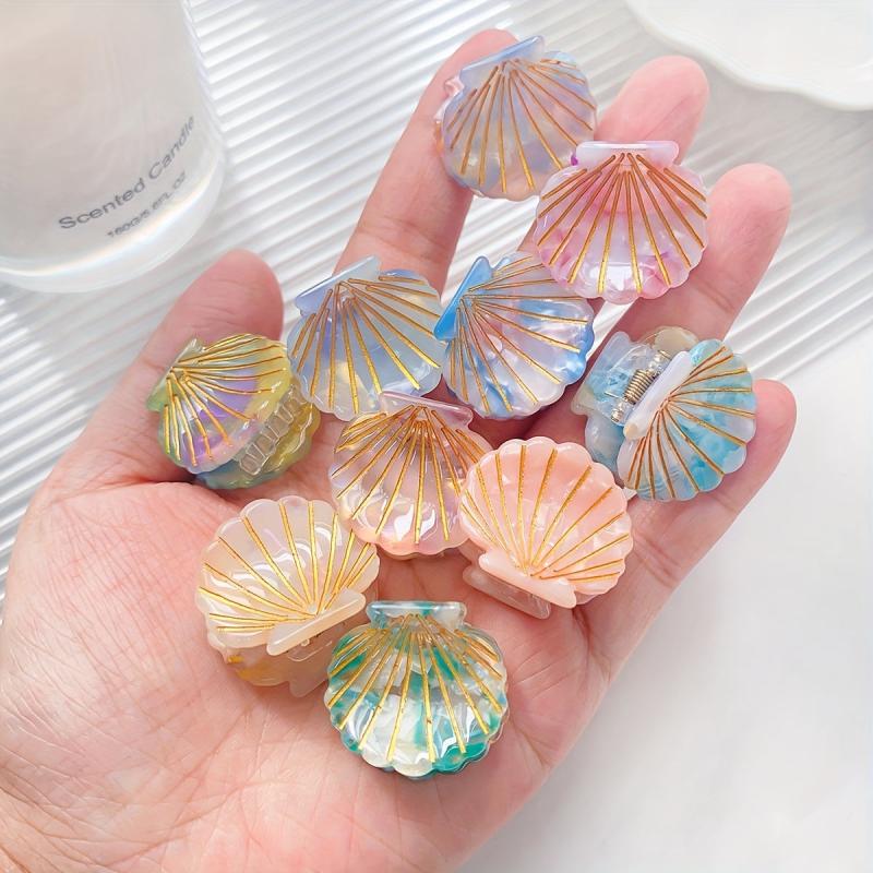 Acetic Acid Shell Hair Claw Mini Side Clip Hair Accessories