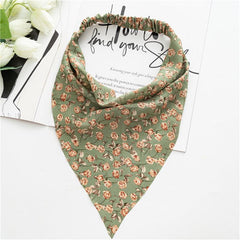 Floral Bandanas Kerchief Headbands Hair Ties Scarf Boho Head Hair Care