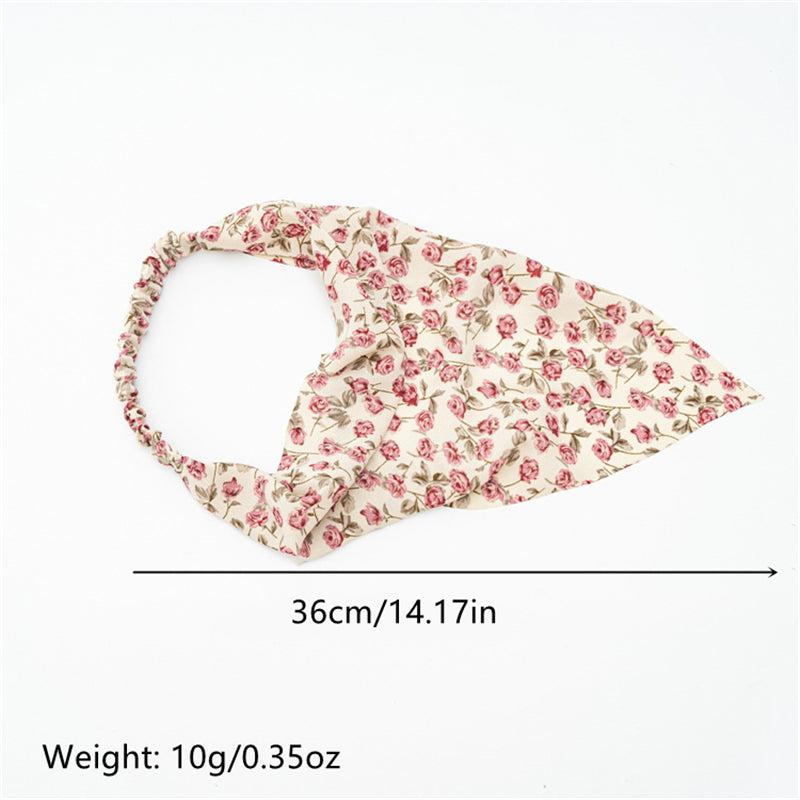 Floral Bandanas Kerchief Headbands Hair Ties Scarf Boho Head Hair Care